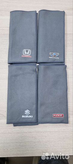 Микрофибра брендированная с разными лого