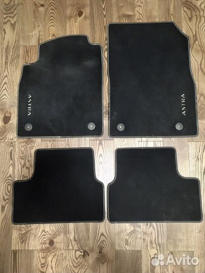 Велюровые коврики в салон opel astra j gtc