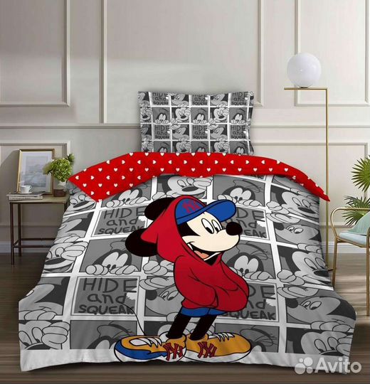 Детское постельное белье новое 1,5 спальное