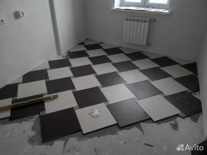 Укладка напольных покрытий