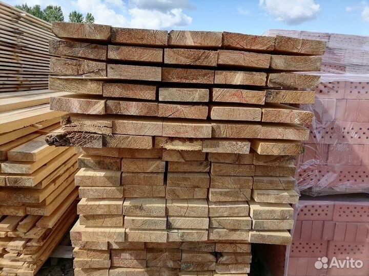 Доска 50x150x6000мм естественной влажности