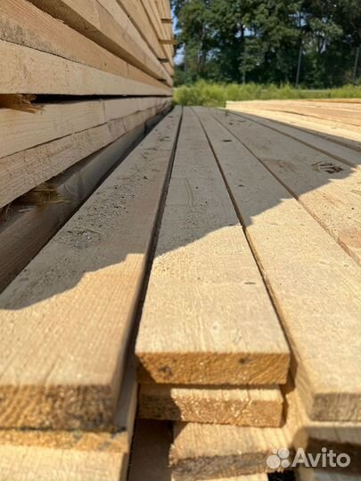 Доска обрезная, сорт 1, т/у, сосна