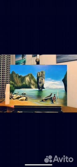 Картина маслом на холсте пейзаж