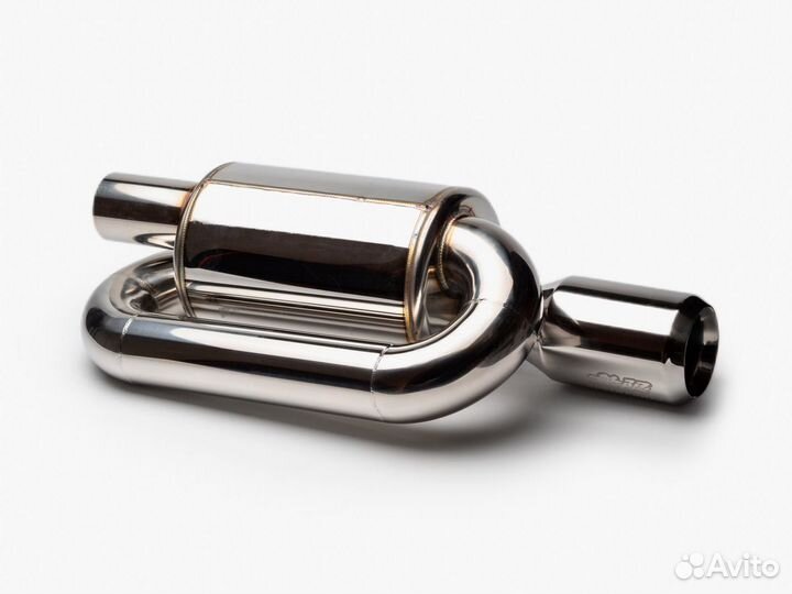 Глушитель спортивный twin loop 63 mm