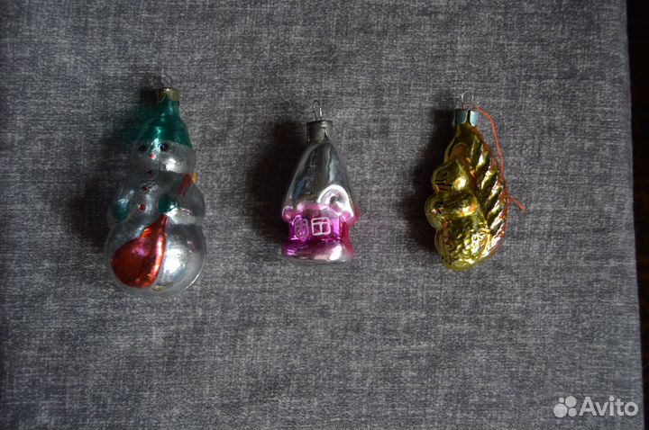 Елочные игрушки СССР