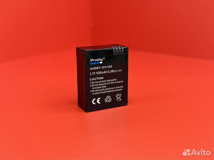 Аккумулятор для GoPro Hero 3 / Hero 3+ (1шт) Probt
