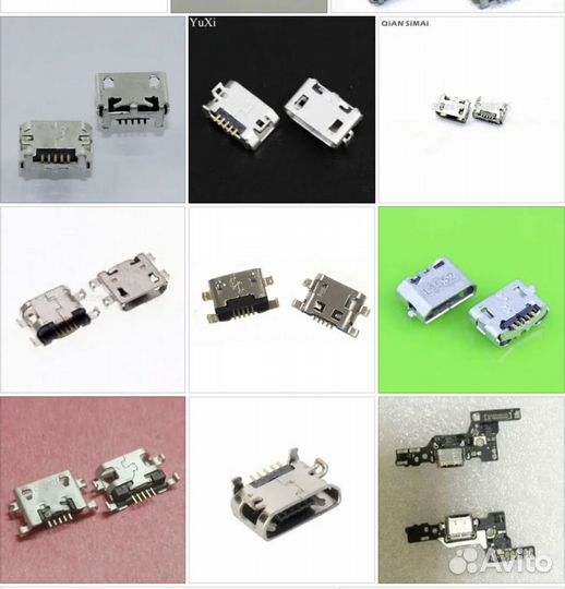 Разъём LG Meizu Samsung Micromax Nokia Sony Fly