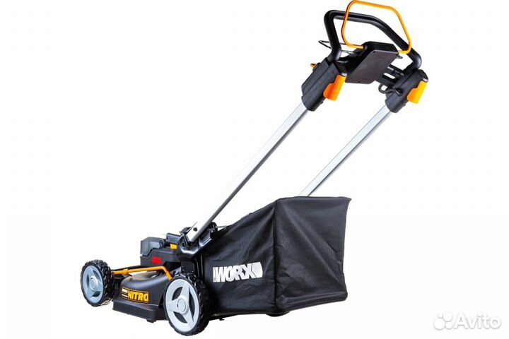 Аккумуляторная самоходная газонокосилка Worx WG749