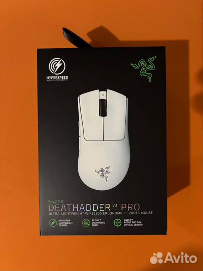 Мышь Razer deathadder v3 pro, белая