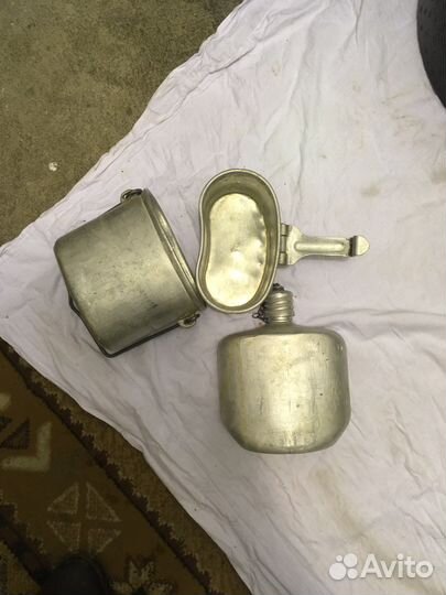 Котелок походный и фляга