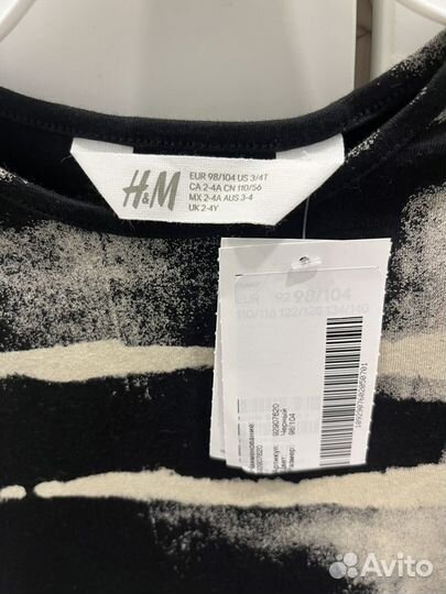 Платье H&M новое 98/104