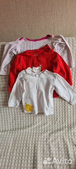 Детская одежда для девочек до 18 мес