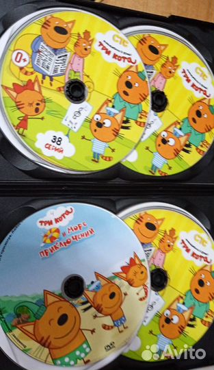 Три кота (1-2-3 Сезон) 4 dvd
