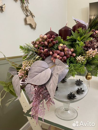 Новогодний подсвечник