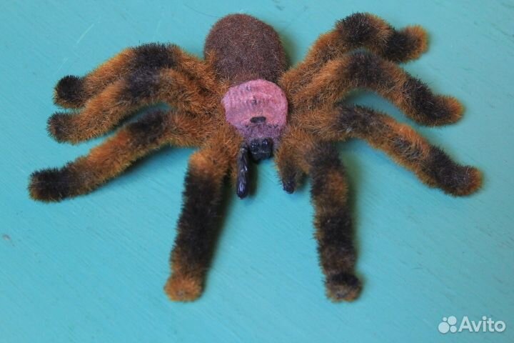Игрушка Пауки с ворсом - мохнатые