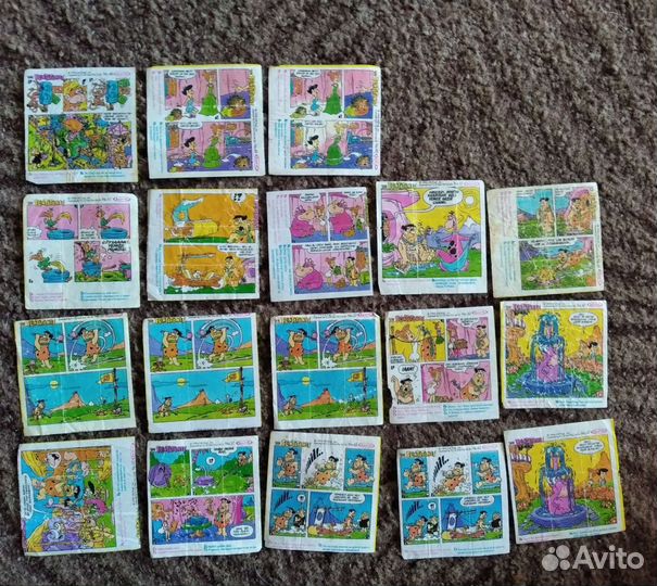 Вкладыши Флинстоуны