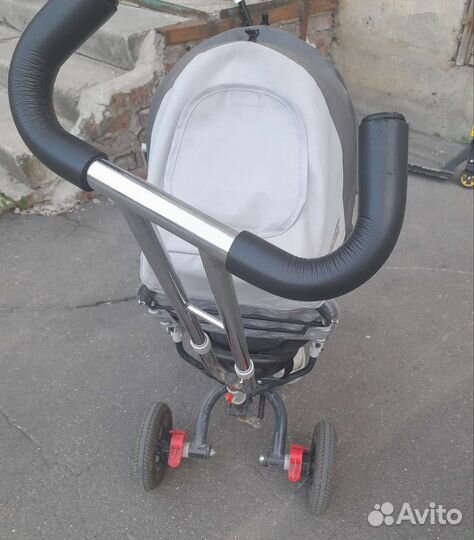 Велосипед коляска с ручкой