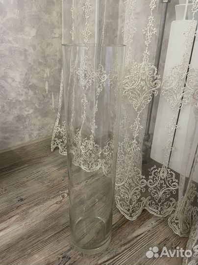 Ваза напольная стекло