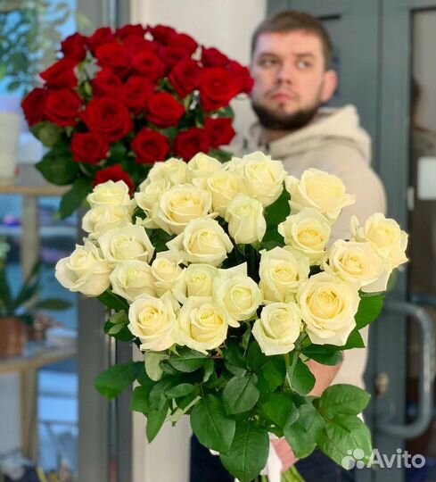 Букет из роз доставка роз 101 71 51 цветы