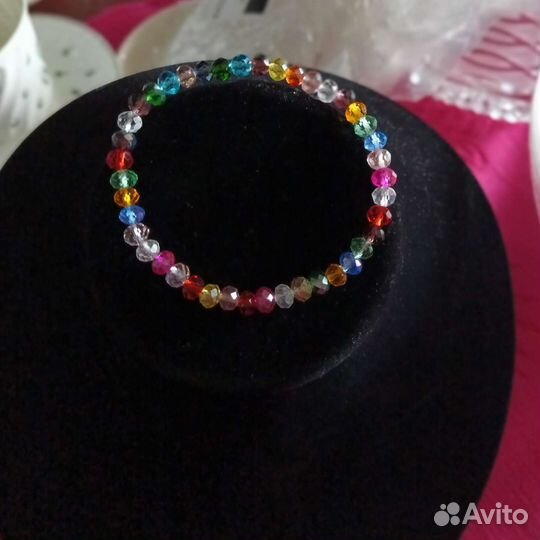 Браслет из чешского хрусталя