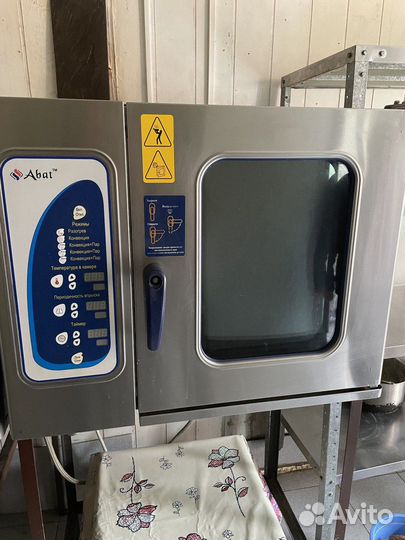 Пароконвектомат пка6-1/1пм Abat