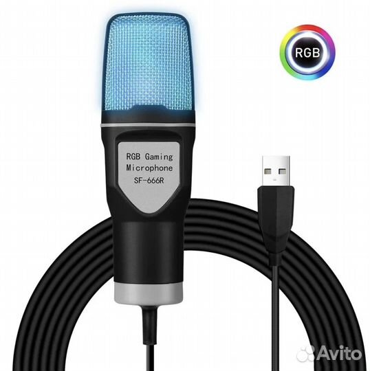 Микрофон студийный для пк (Чёрный)