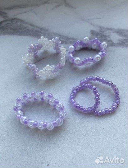 Кольцо из бисера