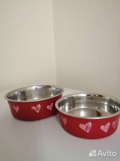 Миски для кошек металлические