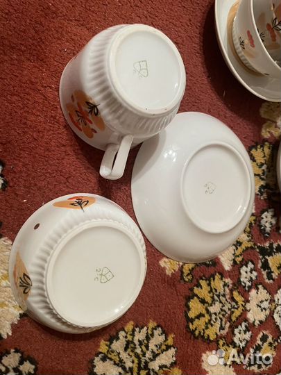 Чайный сервиз СССР фарфор