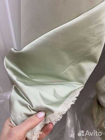 Ткань портьерная для штор жаккард шёлк хлопок