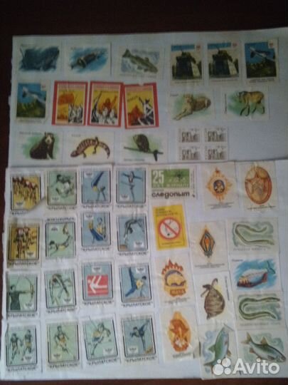 Этикетки от спичечных коробок