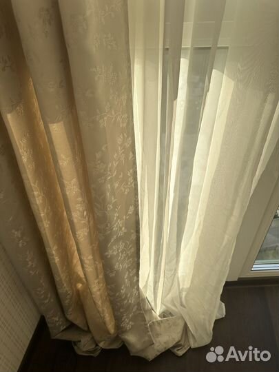 Комплект шторы и тюль