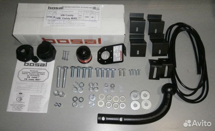 Фаркоп 2150-A VW Caddy III 2004-н.в