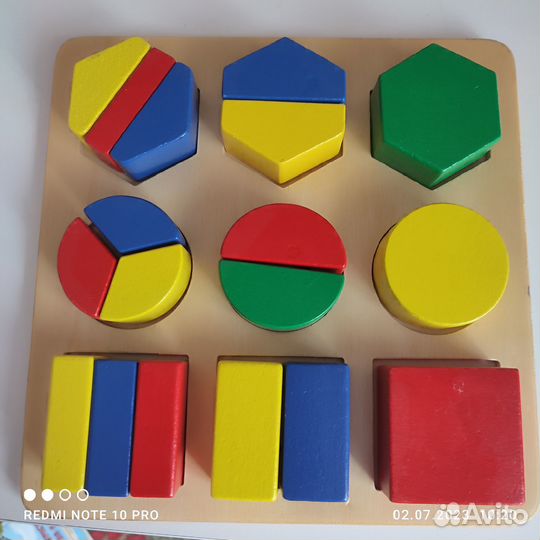 Развивающие деревянные игрушки