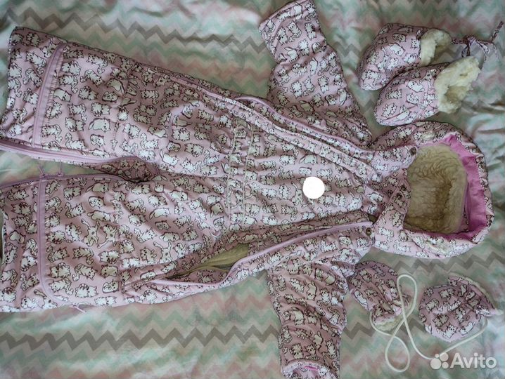 Комбинезон трансформер 3 в 1 зима-весна-осень 80