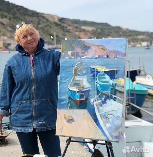 HD481 Лодки Балаклавы кисти Анны Давыдченко