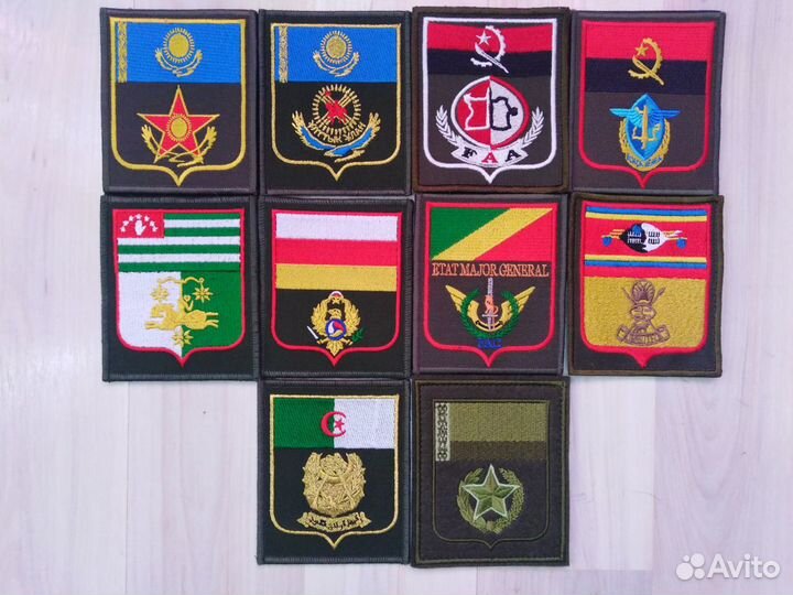 Нашивки шевроны иностранных курсантов (слушателей)