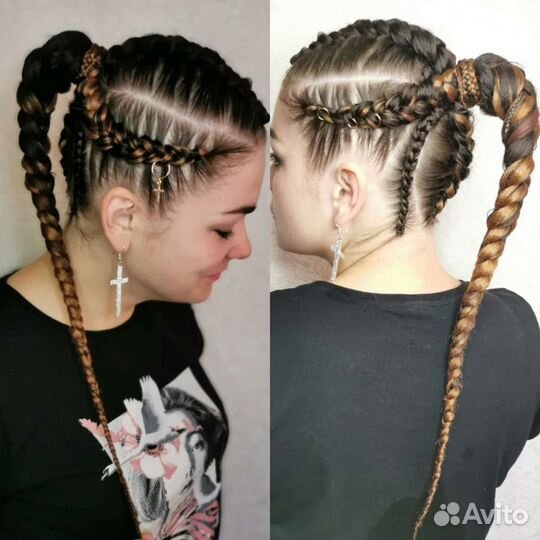 Плетение кос на дому