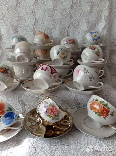 Чайные пары СССР разных фз