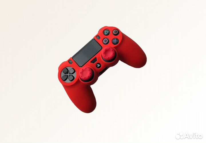 Силиконовые насадки на стики геймпада (Красные)
