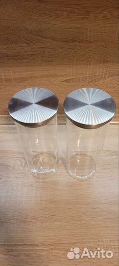 Стеклянная банка для круп и сыпучих продуктов