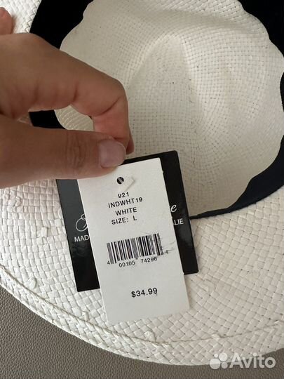 Соломенная шляпа женская новая Италия