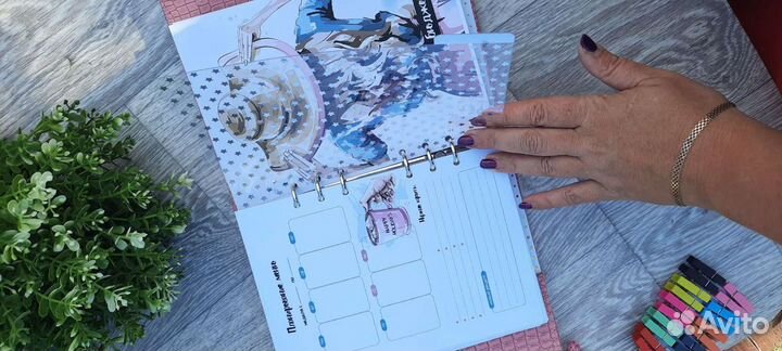 Планер, обложка для паспорта