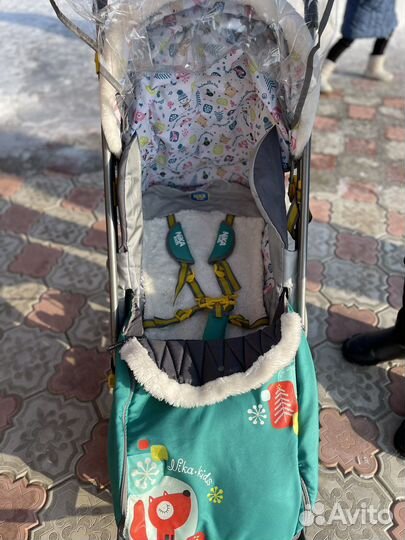 Детские санки коляска