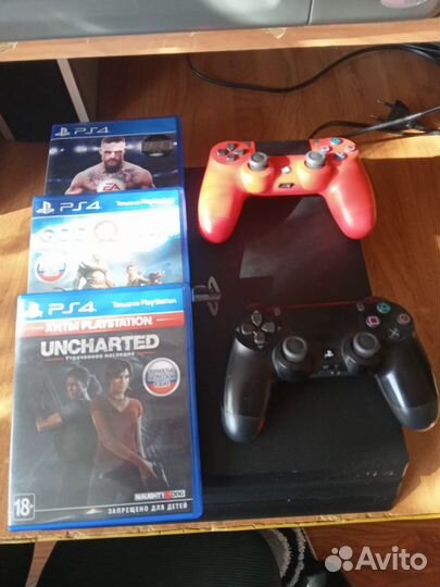 Sony playstation 4 PS4 pro 1tb с играми