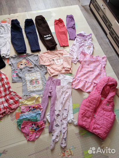 Одежда пакетом для девочки 92 98