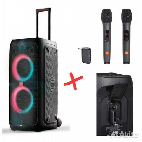 Аренда Колонка JBL 310 240Вт (аккум) + 2 микрофона