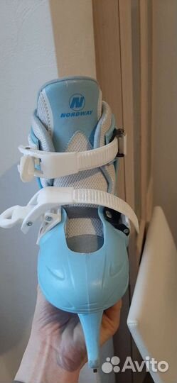 Детские ледовые коньки раздвижные Nordway 30-33
