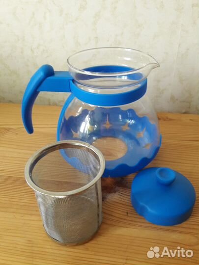 Чайник заварочный с фильтром 700 мл новый