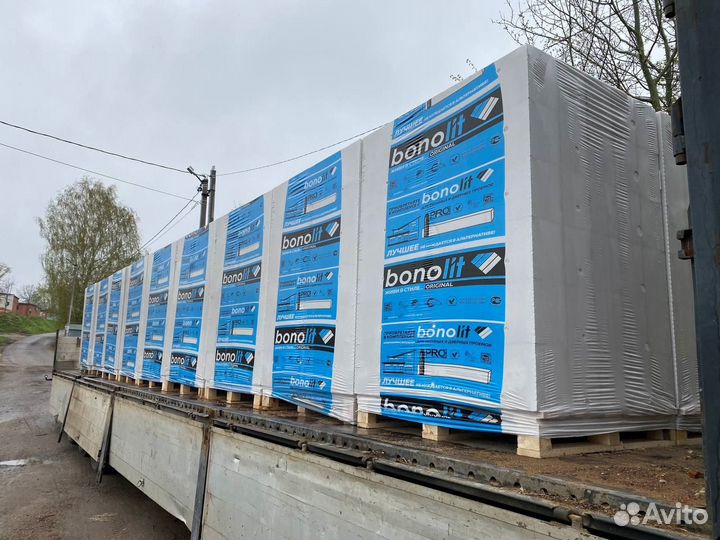 Газобетон с завода Бонолит